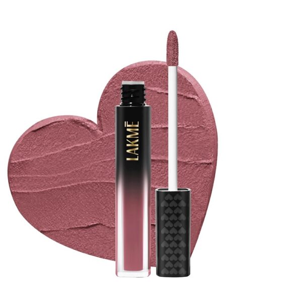 LAKME Xtraordin-Airy Lip Mousse, Velvet Matte Finish, with air-light texture, for nourished & moisturised lips, Liquid Lipstick, Date Night Pink