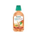 Himalaya Active Fresh Miswak Mouthwash 215ml-No Alcohol-Strong Gums,Fresh Breath,12hr Germ Protection - Fast Shipping to USA & Canada