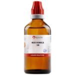 Bjain Nux Vomica 1M Homeopathic Liquid Dilution, 100ml - Fast Shipping to USA