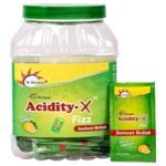 DR. MOREPEN Acidity-X Fizz - Instant Relief From Acidity, Indigestion & Gas | Comes in Refreshing & Tangy Lemon Flavour | Pack of 50 Sachets - Fast Shipping to USA