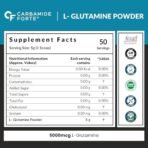 Carbamide Forte L Citrulline Powder 2000mg 50 SERVINGS - 100g| L Glutamine Powder | Glutamine Supplement for Men | Unflavoured - 250 Grams - Fast Shipping to USA - Image 7