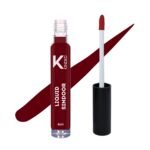 KINDED Liquid Sindoor Longlasting Water Resistant Smudge Proof Quick Drying Bridal Sindur Kumkum for Girls Women with Sponge Tip Applicator Stick (6 ml, Matte Finish, Shade 01 Maroon Colour) - Fast Shipping to USA & Canada