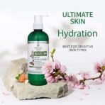 Ayouthveda Delicate Skin Moisturiser Body Lotion | For Nourished & Hydrated Skin| Enriched With Panchtikta Ghrita, Almond Oil & Sesame Oil | Heals Damaged & Rough Skin (Pack Of 1-300ml) - Fast Shipping to USA & Canada - Image 3