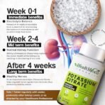 HEALTH VEDA ORGANICS PRIVATE LIMITED Potassium Citrate,800 MgI60 Veg TabletsISupport Nerve,Muscle,Joint&Bone HealthIHelps Manage Electrolytes|For Both Men&Women - Fast Shipping to USA - Image 7