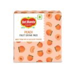 Del Monte Peach Fruit Drink, Pack of 6, 240ml - Fast Shipping to USA & Canada