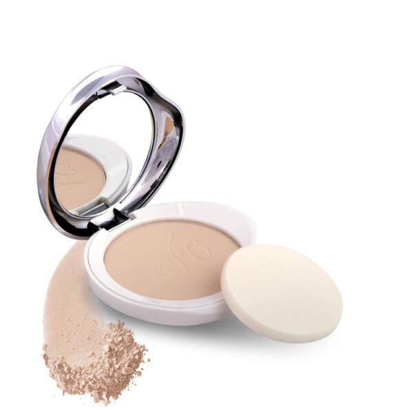 FASHION COLOUR High Tech Oil Control Compact Powder | Lightweight Compact Powder for Matte Flawless Finish | Face Makeup | Sweat & Waterproof | 10 g | Shade 01 - Fast Shipping to USA & Canada