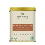 Makaibari Summer Solistics Mascatle | 100 gm Tin caddy | Second Flush Black Tea | Summer Tea | Strong Black Tea - Fast Shipping to USA & Canada