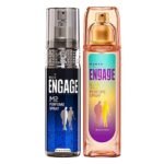 ENGAGE PERFUME SPRAY M2 & W2 COMBO 120 ML (Each 1) - Fast Shipping to USA & Canada