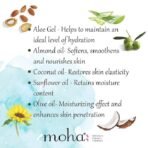 moha: Moisturizing Lotion (200 Ml) Moisturizing Lotion For Face & Body With Free Aloe Vera Gel 100 Ml (Combo of 2) - Fast Shipping to USA & Canada - Image 5