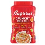 Bagrry's Crunchy Muesli Oat Clusters with Almonds, Raisins & Honey, 1000 GM & Bagrry's Whey Protein Muesli, 500gm Box - Fast Shipping to USA & Canada - Image 3