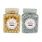 KONFIZ Cake Sprinkler-BALL-Golden & Silver-75g each-for cake,desserts decor - Fast Shipping to USA & Canada
