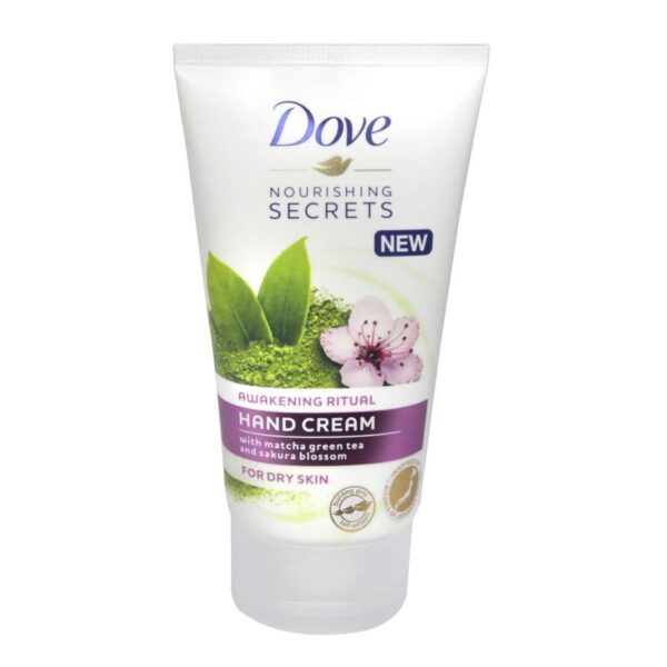Dove Awakening Ritual Hand Cream With Match Green Tea & Sakura Blossom 75 ml - Fast Shipping to USA & Canada