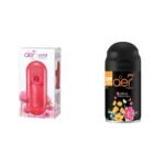Godrej aer matic, Automatic Air Freshener Kit with flexi control - Petal Crush Pink (225 ml) & aer Smart Matic ? Automatic Air Freshener Refill, Premium Fragrance - Alive (2200 sprays) - Fast Shipping to USA & Canada