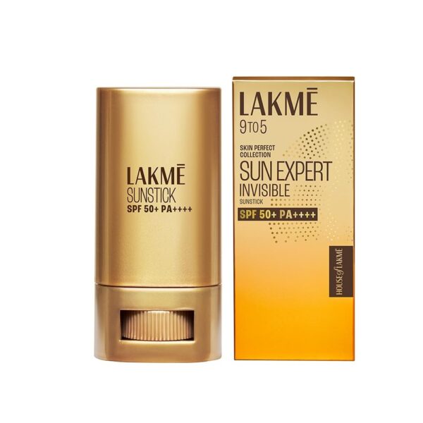 LAKME Sun Expert Invisible Sunstick For All Skin Types Spf 50+ Pa++++ For Uva/B,No White Cast,On The Go Protection 18G - Fast Shipping to USA & Canada