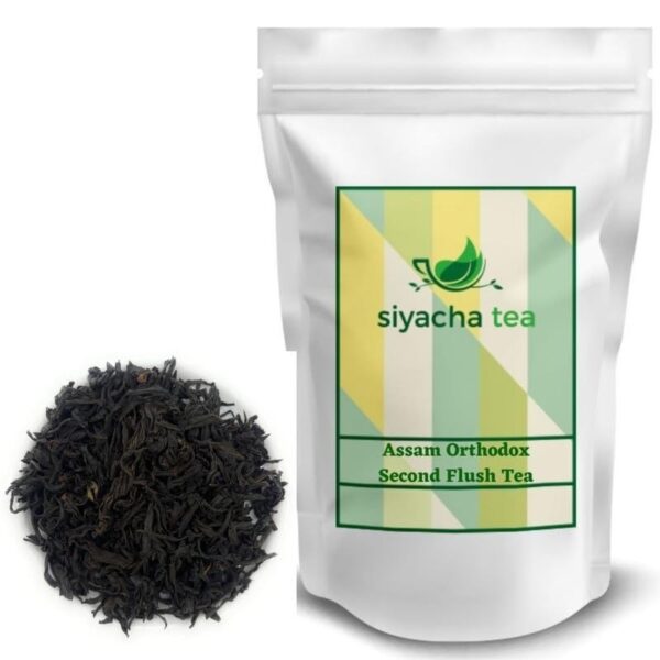 Siyacha Tea Misty Assam Chai Patti|100g Pouch|Orange Pekoe(OP) Pure Orthodox Black Tea|Hand Picked Whole Leaf|Rich and Invigorating Blend,Best for All Day Drinking| Single Estate Chai|100% Pure| - Fast Shipping to USA & Canada