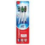 Colgate 360 Whole Mouth Clean Toothbrush-3Pcs-Manual, Adult, Multicolor - Fast Shipping to USA & Canada