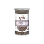 Berries And Nuts Premium Raw Chia Seeds | 250 Grams | 1 Bottle of 250 Grams - Fast Shipping to USA & Canada