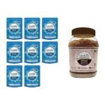 DiaBliss Diabetic Friendly Herbal Cane Sugar 500g Pouch Pack of 8 with Herbal Diabetic Friendly Jaggery 750g Jar