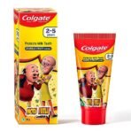 Colgate Kids Toothpaste For 2-5 Years - 80Gm, Tooth Paste With 50% Lesser Abrasive Formula For Protecting Against Cavities (Strawberry Flavour) (Bubblefruit Flavour) | Anti-Cavity - Fast Shipping to USA & Canada - Image 2