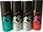 Kamasutra KS 1 URGE AND 2 RUSH 1 SPARK Set OF 4 Deodorant -Unisex 750 ml - Fast Shipping to USA & Canada
