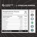 Carbamide Forte L Citrulline Powder 2000mg 50 SERVINGS - 100g| L Glutamine Powder | Glutamine Supplement for Men | Unflavoured - 250 Grams - Fast Shipping to USA - Image 4