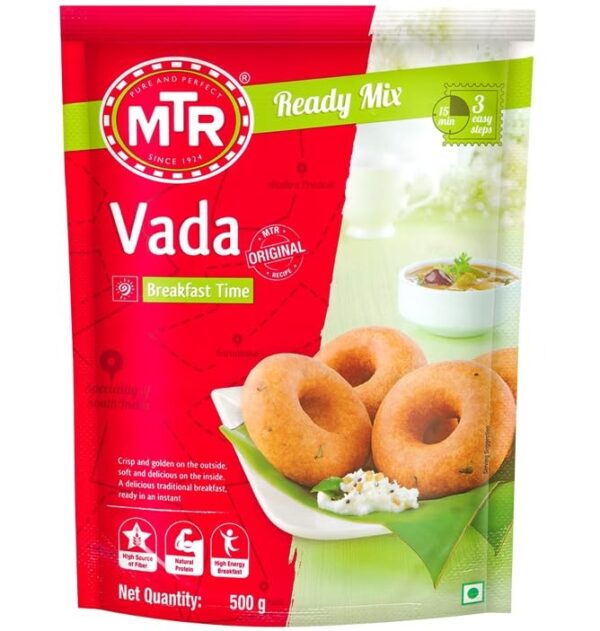 MTR Instant Mix Vada, 500gm Pouch - Fast Shipping to USA & Canada