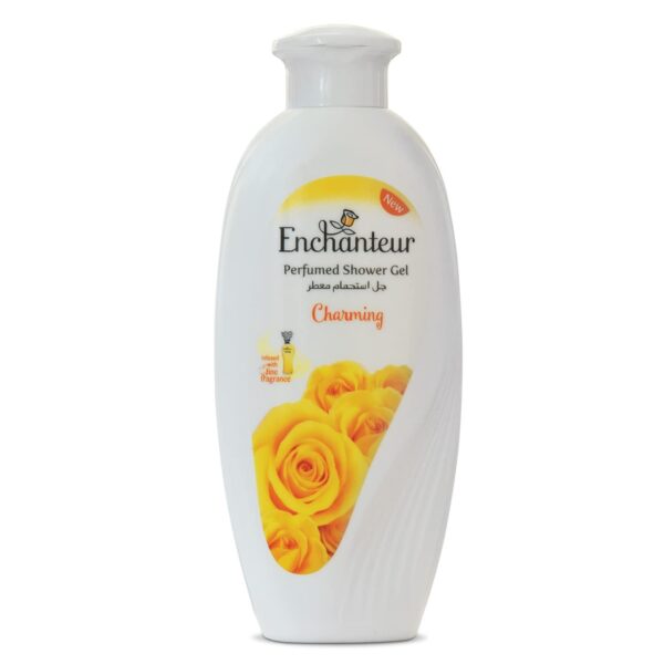 Enchanteur Charming Perfumed Shower Gel for Women with Skin Nourishing Benefits| Luxurious Beauty Body Wash with Exotic Floral French Fragrance of Roses, Muguet & Citrus| For All Skin Types| 250ml - Fast Shipping to USA & Canada