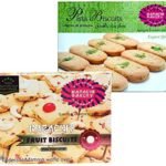 Karachi Bakery Fruit Biscuit & Pista Biscuit 400g. (Pack of 2) - Fast Shipping to USA & Canada