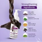 Ayouthveda Purple Rice Water & Corn Hair Conditioner | Protects & Strengthens Damaged & Frizzy Hair | With the Goodness of Betel Leaves & Guava Leaves | Adds Shine & Smoothness (Pack of 1, 200ml) - Fast Shipping to USA & Canada - Image 6