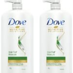 Dove Hair Fall Rescue Shampoo 1 L, For Damaged Hair, Hair Fall Control for Thicker Hair - Mild Daily Anti Hair Fall Shampoo for Men & Women (Pack of 2) - Fast Shipping to USA & Canada