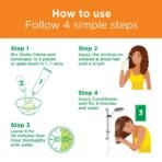 Nisha Cream Hair Color, Permanent Hair Colour Burgundy, Silky & Shiny 100% Grey Coverage & Ammonia Free Color With Natural Henna Extract, 60G+60Ml - Fast Shipping to USA & Canada - Image 7