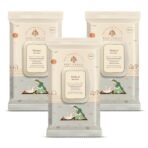 Baby Forest Mulmul Baby Wipes | Ultra-Soft Baby Wet Wipes | Water Based Wipes | Chemical Free & Organic Baby Wipes | 3x Thicker & Softer Wipes | 72 Wipes | Pack of 3 - Fast Shipping to USA & Canada - Image 3