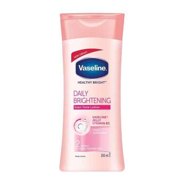 Vaseline Healthy Bright Daily Brightening Body Lotion, 200 ml - Fast Shipping to USA & Canada