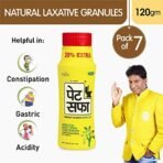 Pet Saffa Granules | Natural Laxative | Constipation Relief | Relief from disgetive problems like Acidity, Gas & Bloating - 120g (Pack of 7) - Image 3