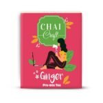 Chai Craft Instant Ginger Tea Premix (10 sachets)- Low Sugar Ready to Drink Indian Ginger Tea I Ready to drink in 30 secs - Fast Shipping to USA & Canada