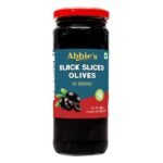 Abbie's Black Sliced Olive 450g Pack Of 1, Product of Spain - Fast Shipping to USA & Canada