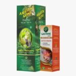 Amrith Noni Power Plus 500ml + Gastrine 150ml - Organic Noni Fruit Juice for Strengthening Immunity & Improved Digestion, Appetite, and Alleviating Stomach Discomfort