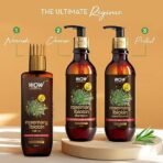 WOW Skin Science Rosemary Shampoo & Hair Oil Kit | Helps Prevent Breakage & Split Ends | Adds Shine to Dull Hair | Net Vol 450ml - Fast Shipping to USA & Canada - Image 7