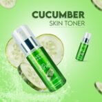 Jovees Herbal Cucumber Skin Toner For Glowing And Hydrating Skin | Face Mist & Toner for Oily & Acne Prone Skin | Cleansing & Pore Tightening | Paraben, Alcohol And Chemical Free 100ml - Fast Shipping to USA & Canada - Image 4