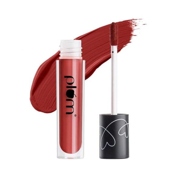 Plum Matte In Heaven Liquid Lipstick | Non-Drying | Smudge-Proof | 100% Vegan & Cruelty Free | Cocoa Mocha - 130 - Fast Shipping to USA & Canada