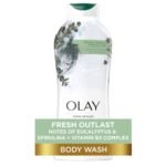 Olay Fresh Outlast Body Wash with Eucalyptus and Spirulina, 22 fl oz/650ml - Fast Shipping to USA & Canada