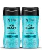 Beardo Ice Blast Body Wash for Men 200ml (Pack of 2) | Refreshing Menthol cooling | INSTANT ICY cool freshness body wash | Shower Gel for pricky summer heat - Fast Shipping to USA & Canada - Image 2