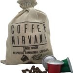 Coffee Nirvana, Blend, 12 Pods, Nespresso Compatible Aluminum Capsules, Jute Pouch - Fast Shipping to USA & Canada
