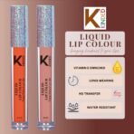 KINDED Liquid Lip Colour Vitamin E Enriched No Transfer Waterproof Long Stay Lipsticks Lip Gloss Set for Girls Women (Pack of 2, 6 ml each, Matte Finish, Shades Sangria Orange & Perfect Nude) - Fast Shipping to USA & Canada - Image 4