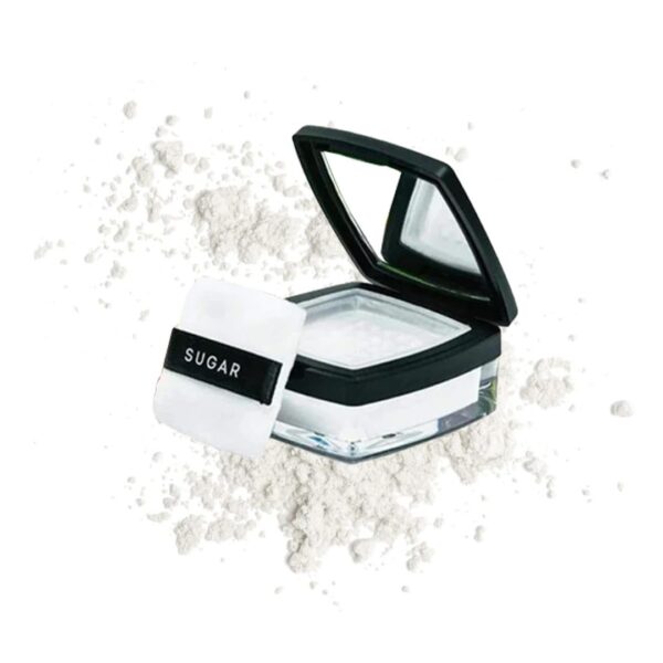 SUGAR Cosmetics All Set To Go Translucent Powder For Face | Setting Loose Powder For Face | Lightweight & Long Lasting | Matte Finish | Lasts Upto 8 Hrs | 7Gm, White - Fast Shipping to USA & Canada