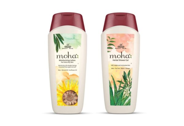 Moha: Herbal Shower Gel & Moisturizing Lotion Combo For Face & Body? Soft, Supple & Healthy Moisturized Skin | Unisex - 200 ml Each - Fast Shipping to USA & Canada