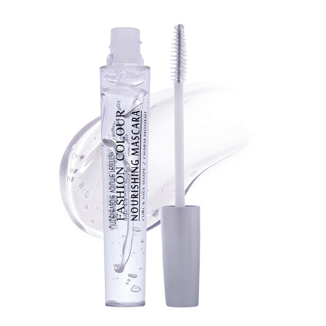 51RHrx3nsFL-1.jpg Fashion Colour Clear Lash & Brow Mascara ? 8ml | Transparent Mascara Waterproof & Long Lasting | Clear Eye Brow Enhancer, Eye Brow Set Gel & Shaper, Lengthening Mascara for Women Enriched with Vitamin E (Transparent) - Fast Shipping to USA & Canada - Image 1