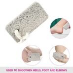 VEGA Rectangle Shaped Pumice Foot Tool Stone , White - Fast Shipping to USA & Canada - Image 6
