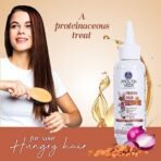 Ayouthveda Protein Hair Oil For Healthy Hair | Blend of Essential Oil & 12 Herbal Extracts | Strengthen The Roots & Makes Hair Shiny | A Non Sticky Formula For Dandruff Control (Pack of 3-100ml each) - Fast Shipping to USA & Canada - Image 4