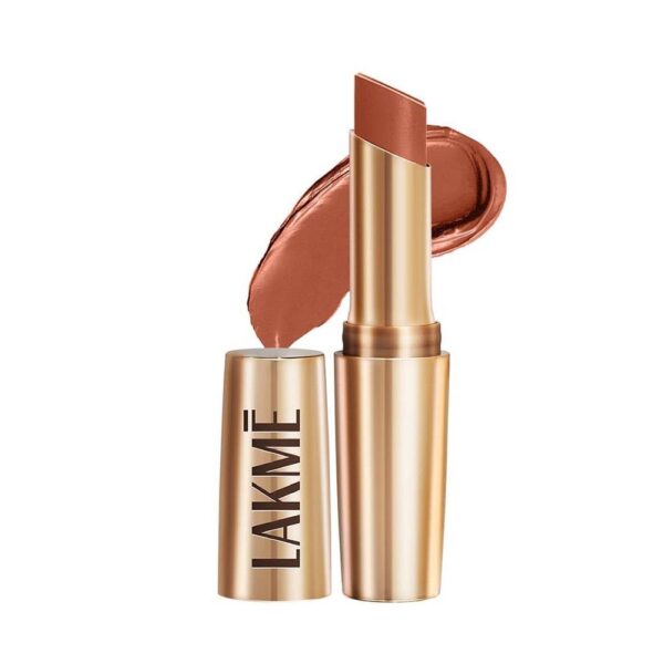 LAKME 9To5 Primer + Matte Lip Color Mb2 Caramel Latte, 3.6 G - Fast Shipping to USA & Canada